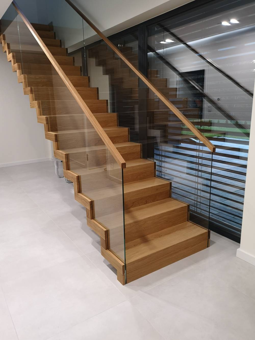 schody drewniane proste
